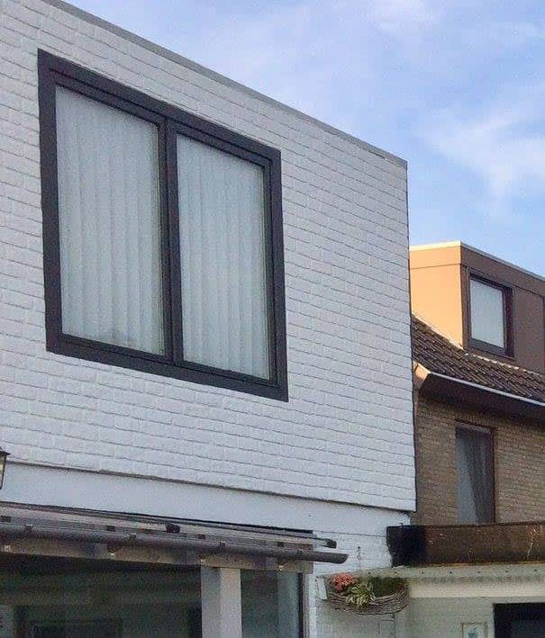 Ziegel-Weiß-Außenbereich 3D Steinstreifen Outdoor Weiß