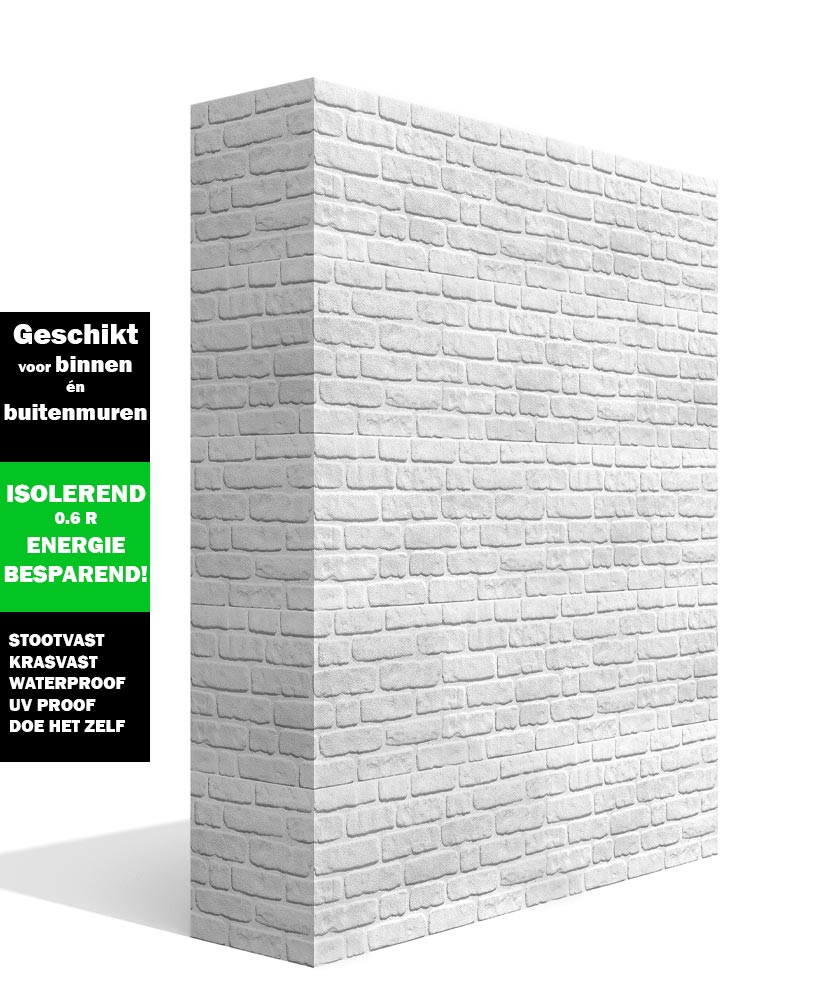Isolierplatten Weiße 3D-Wandpaneele