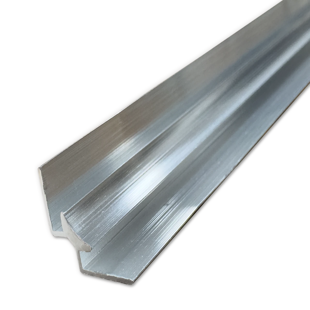 Silber_Ecke Profil_01 Silberfarbenes Aluminium-Innenkantenprofil